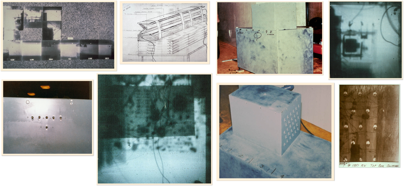 Imagen: Fotos y estudios de los investigadores sobre la “caja”. FBI y Atavist